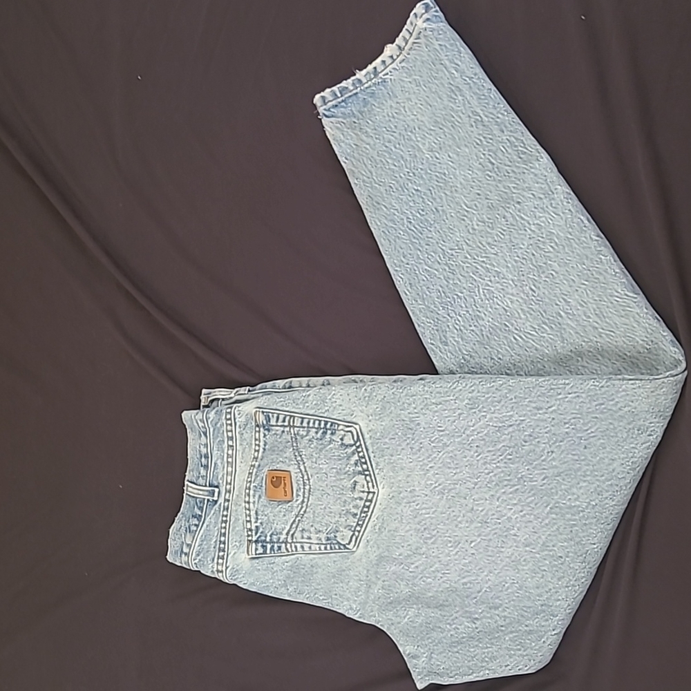 Vintage light wash carhartt jeans
